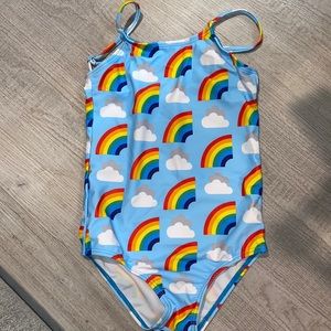 NWOT Rainbow Swimsuit for Girls